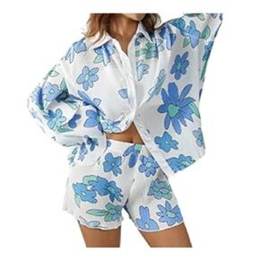 Two piece floral set